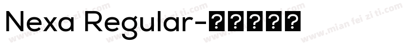 Nexa Regular字体转换